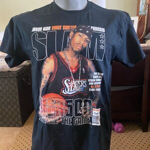 Allen Iverson: Respect The Game Slam Cover Men’s Tee Shirt.  Large.